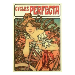 Affiche Alphonse Mucha - Cycles Perfecta, 1902 - 50x70 cm