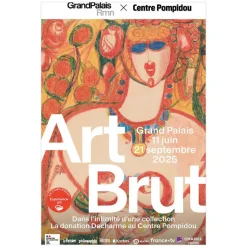 New Affiche de l'exposition Art brut. Dans l'intimité d'une collection. La donation Decharme au centre Pompidou Affiches Et Reproductions