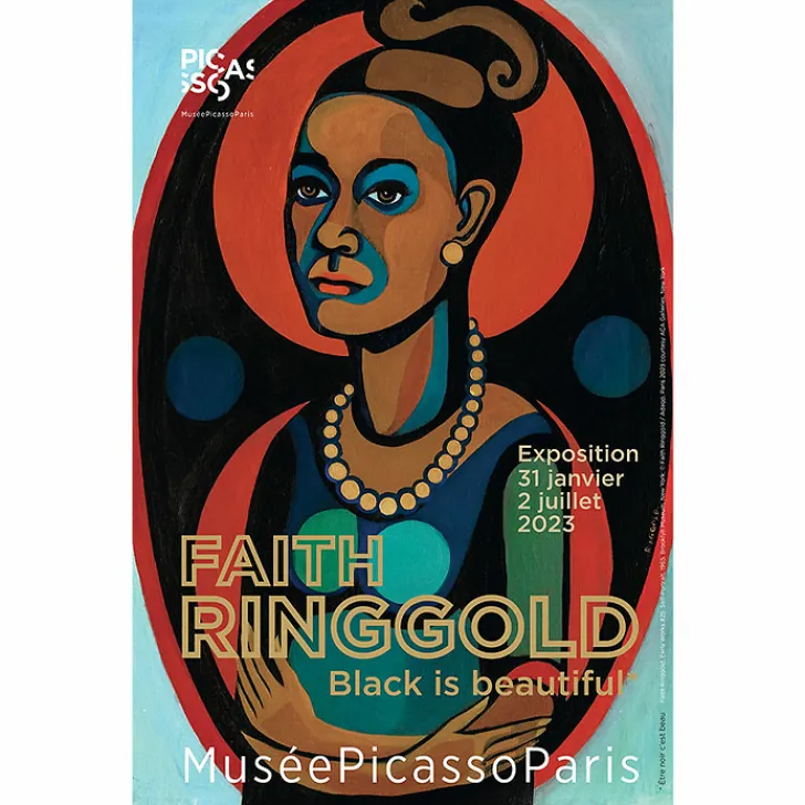 Clearance Affiche de l'exposition - Faith Ringgold. Black is beautiful - 40 x 60 cm Affiches Et Reproductions