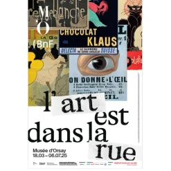 Discount Affiche de l'exposition l'Art dans la rue Affiches Et Reproductions