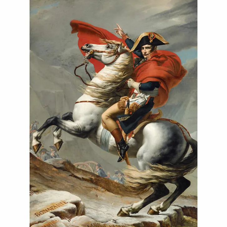 Clearance Affiche Jacques-Louis David - Bonaparte, premier consul, franchissant le Grand Saint-Bernard, 20 mai 1800 Affiches Et Reproductions