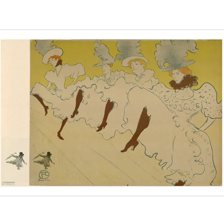 Discount Affiche Lautrec La troupe de Mademoiselle Églantine Affiches Et Reproductions