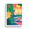 Best Affiche Le Bassin aux nymphéas, harmonie rose (Claude Monet) par María Medem - Kiblind Affiches Et Reproductions
