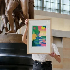 Best Affiche Le Bassin aux nymphéas, harmonie rose (Claude Monet) par María Medem - Kiblind Affiches Et Reproductions