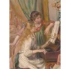 Online Affiche Pierre Auguste Renoir - Jeunes filles au piano Affiches Et Reproductions