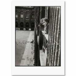 Affiche Pierre Jahan - Colette à la fenêtre de son appartement