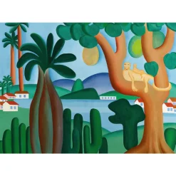Best Affiche 50x70cm Tarsila do Amaral - Cartão postal, 1929 Affiches Et Reproductions