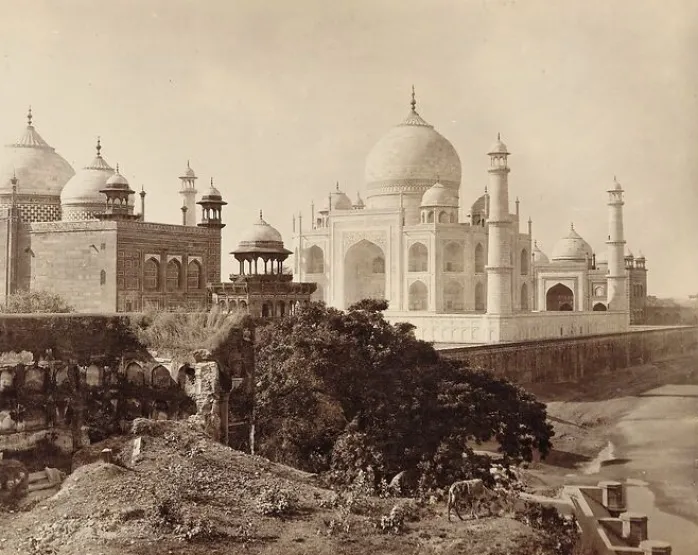 Agra. Le Taj Mahal, 1870-1880 (panneaux aluminium)