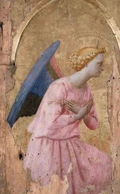 Ange en adoration (panneaux acryliques)