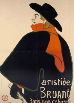 Aristide Bruant dans son cabaret (affiches d'art)