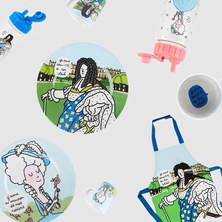 Sale Assiette Je suis Louis XIV, le Roi Soleil Enfant Vaisselle Enfant|Art De La Table