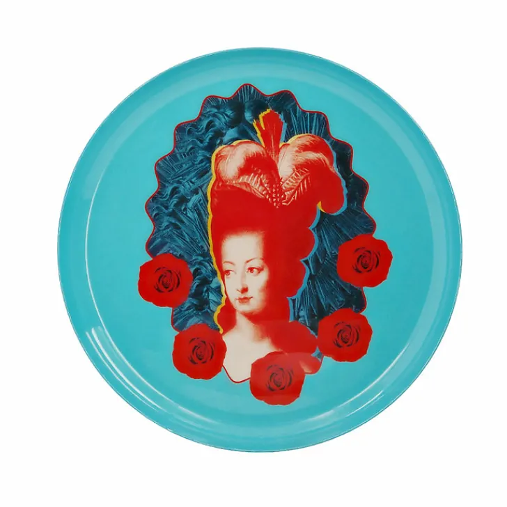 New Assiette murale Marie-Antoinette Pop Bleu ciel - ⌀ 22 cm Design|Art De La Maison