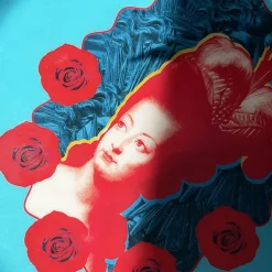 New Assiette murale Marie-Antoinette Pop Bleu ciel - ⌀ 22 cm Design|Art De La Maison