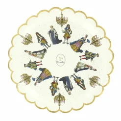8 Assiettes en carton "A la Cour de Versailles"