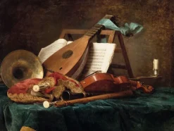 Attributs de la musique (affiches d'art)