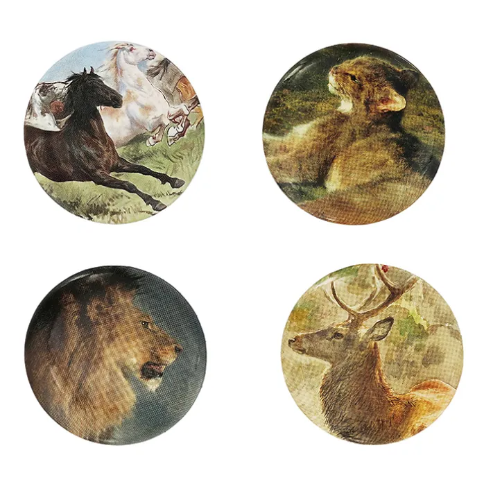 Badge Rosa Bonheur - Tête de lion