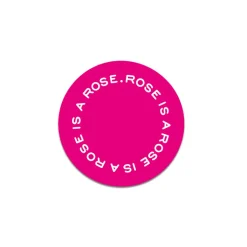 Sale Badge Rose is a rose is a rose Gertrude Stein Pin'S