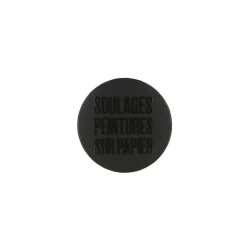 Hot Badge Soulages. Peintures sur papier Pin'S