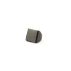 Outlet Bague carrée en corne noire unie M Bagues