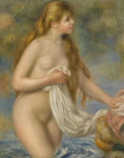 Baigneuse aux cheveux longs (toiles encadrées)