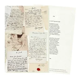 Best Bloc correspondance Eugène Delacroix - Journal (extrait de la première page) Cahiers Et Carnets