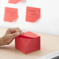 Discount Bloc mémo Rouge Accessoires De Bureau