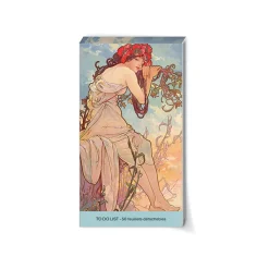 Discount Bloc notes Alphonse Mucha - L'été, 1896 Cahiers Et Carnets