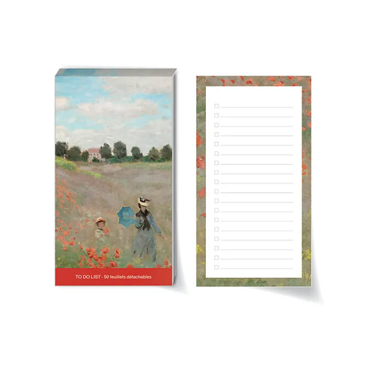 Hot Bloc notes Claude Monet - Coquelicots, 1873 Cahiers Et Carnets