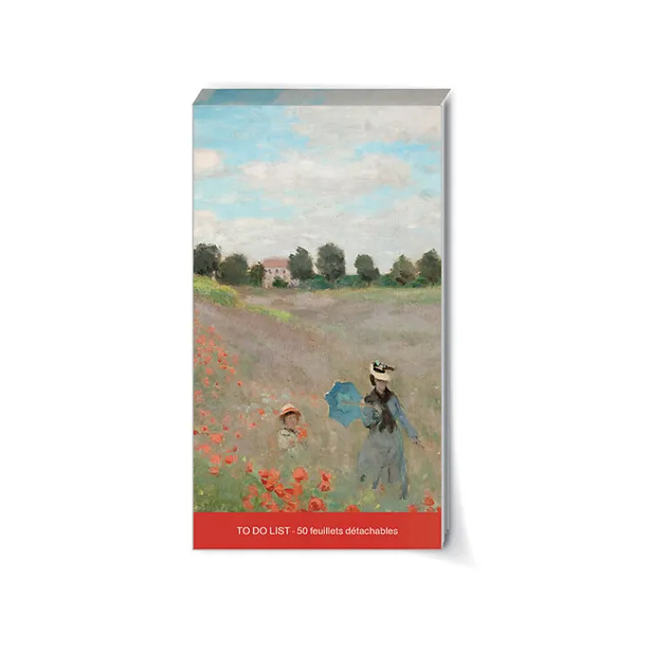 Hot Bloc notes Claude Monet - Coquelicots, 1873 Cahiers Et Carnets