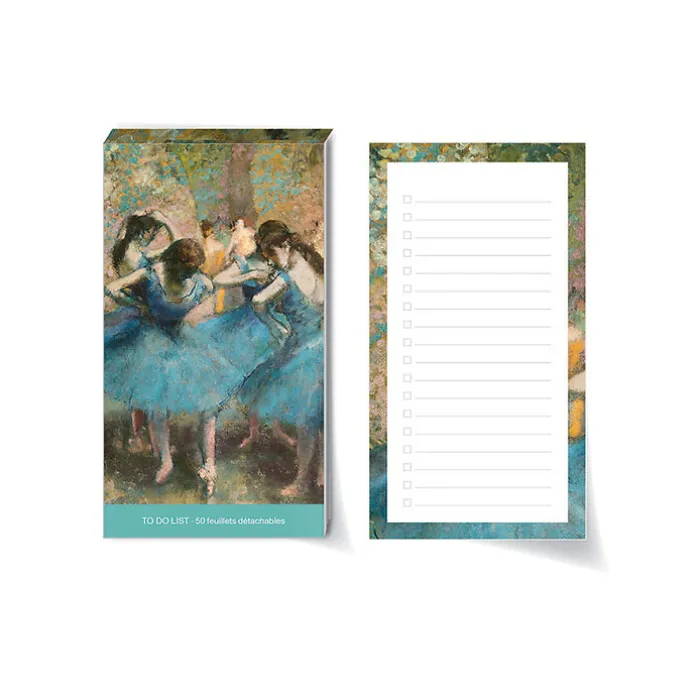 Bloc notes Edgar Degas - Danseuses bleues, vers 1890