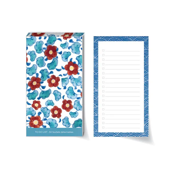 Bloc notes - Plat à décor de trois jarres (sanko)