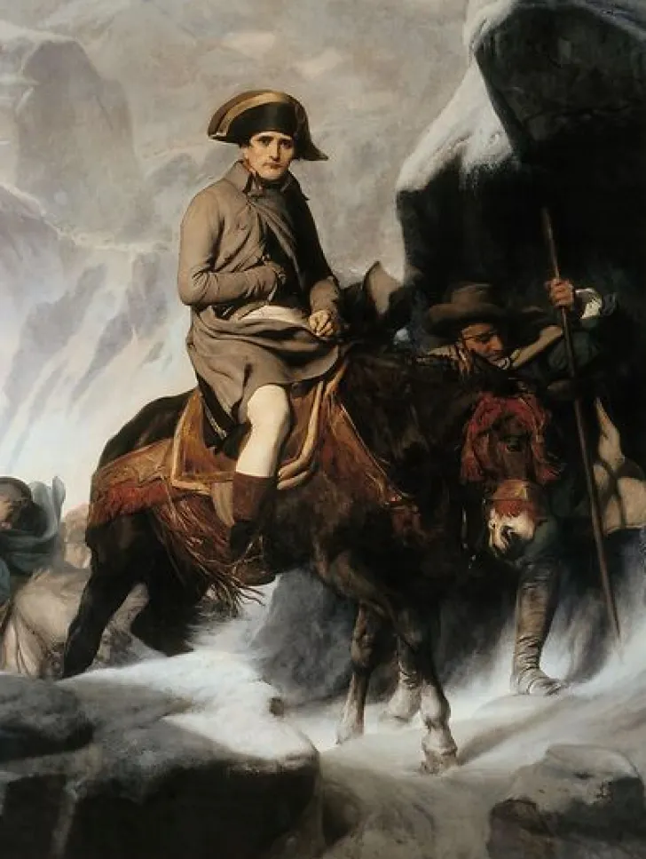 Hot Bonaparte franchissant les Alpes (toiles encadrées) Toiles Encadrées|Affiches D'Art Encadrées