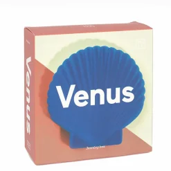 Hot Boîte à bijoux en velours Vénus - Bleu - Doiy Art De La Maison