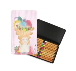 Boîte 12 crayons de couleur duo Bonjour Versailles