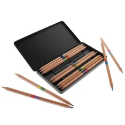 Boîte 12 crayons de couleurs duo Licorne