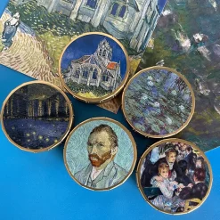 Boîte de bonbons saveur menthe Vincent van Gogh - L'église d'Auvers-sur-Oise