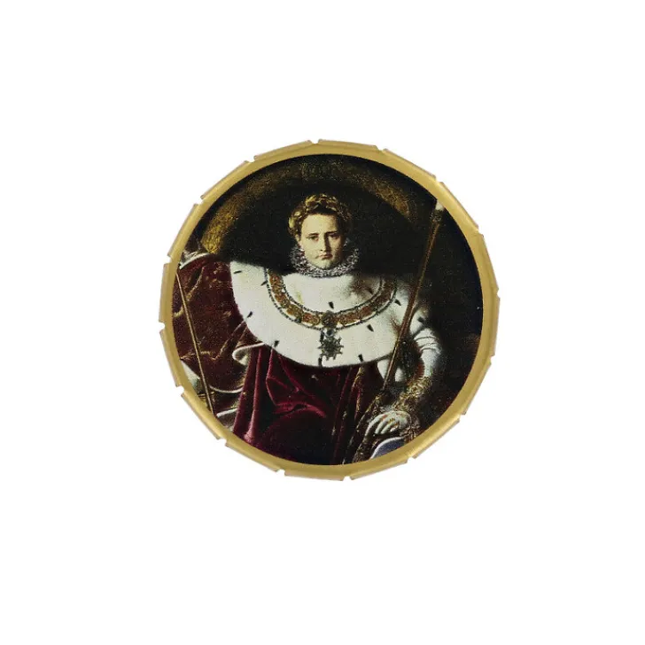New Boîte de bonbons saveur menthe Ingres - Napoléon Ier sur le trône impérial Alimentaire