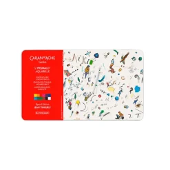 Boîte de 12 crayons de couleur aquarellables Prismalo™ Jean Tinguely