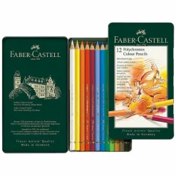 Boîte de 12 crayons de couleur Polychromos - Faber-Castell