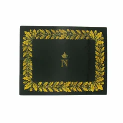 Hot Boîte en bois laqué verte - Napoléon Emblèmes Art De La Maison