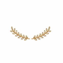 Sale Boucles contour d'oreilles Feuilles de laurier Boucles D'Oreilles