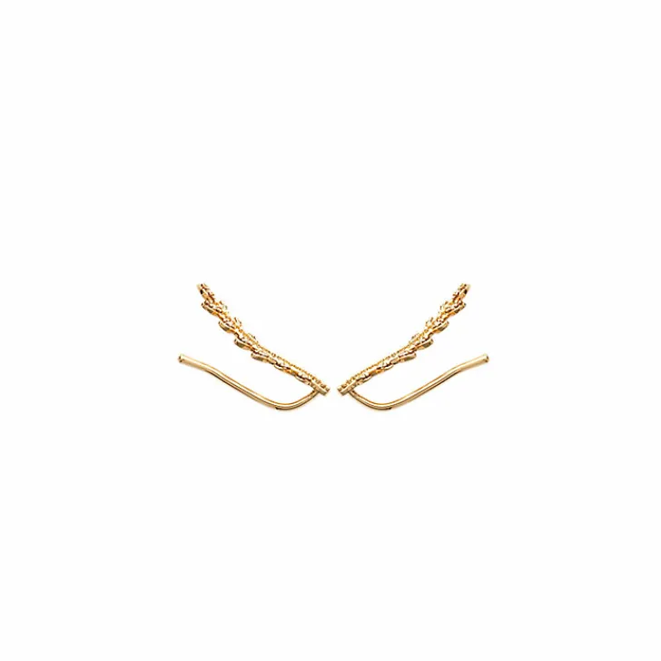 Sale Boucles contour d'oreilles Feuilles de laurier Boucles D'Oreilles