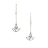 Boucles d'oreilles Art nouveau Éventail Boucles D'Oreilles
