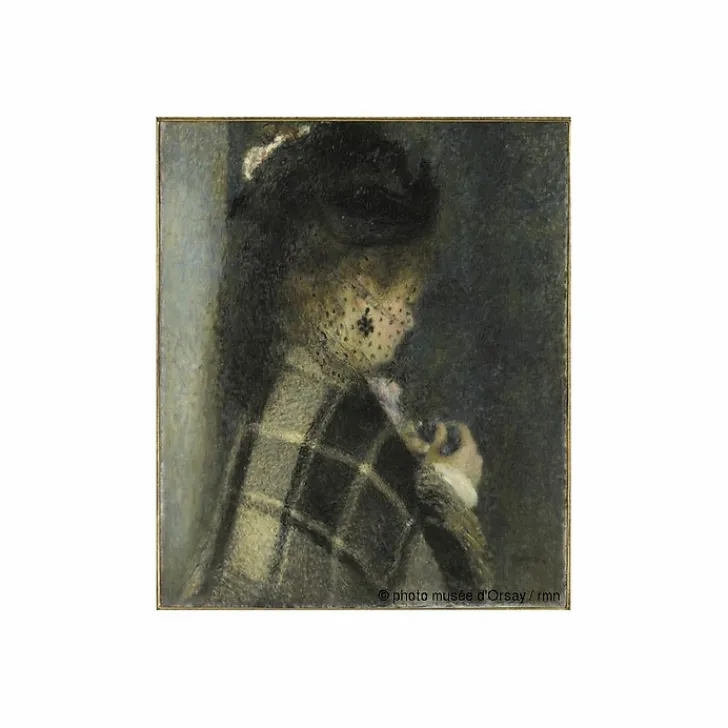Hot Boucles d'oreilles Auguste Renoir - Jeune Femme à la voilette - Oreilles percées Boucles D'Oreilles