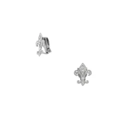 Boucles d'oreilles Clips Fleur de Lys