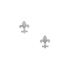 Boucles d'oreilles Clips Fleur de Lys