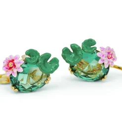 Boucles d'oreilles clips Nymphéas - Les Néréides X musée d'Orsay