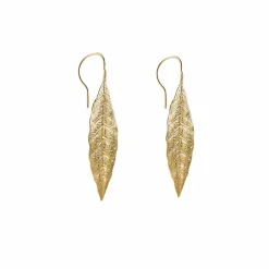 Boucles d'oreilles Feuille de laurier