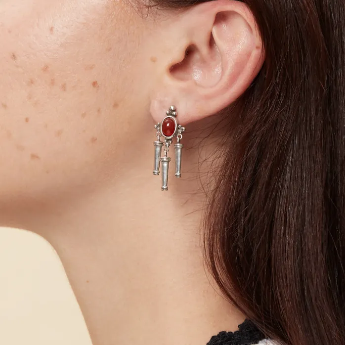 Boucles d'oreilles grecques à pendeloques