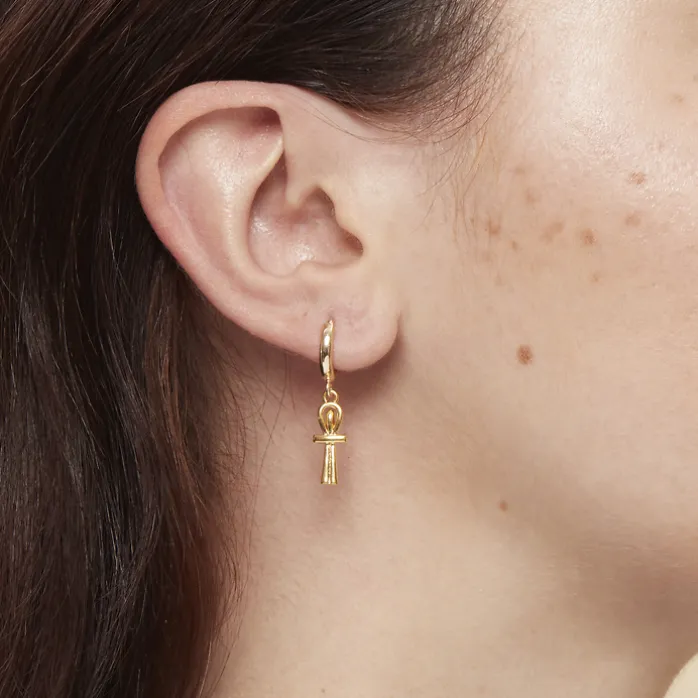 Boucles d'oreilles Égypte - Croix de vie